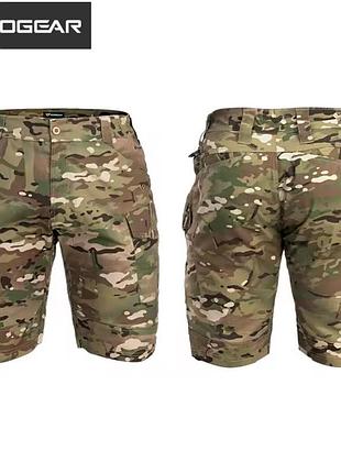 Тактические шорты мужские летние военные idogear tactical cargo, multicam