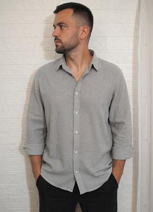 Мужская легкая рубашка lcw casual (lc waikiki)