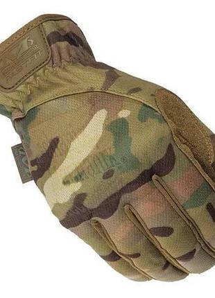 Тактичні рукавиці для військових механікс mechanix wear fastfit multicam