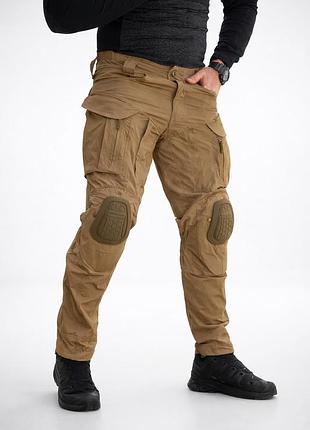 Тактические брюки мужские для военные ksmilitary gen 5 стрейчевые, khaki (койот)