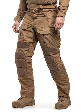 Тактичні штани чоловічі з наколінниками польові sturm mil-tec "chimera combat pants "coyote