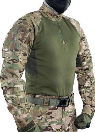 Тактический костюм мужской для военных assault multicam uf рубашка и брюки с наколенниками