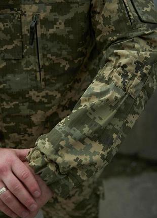 Тактичний костюм чоловічий для військових спеціальний демісезонний зсу "гірка" оригінал - піксель зсу