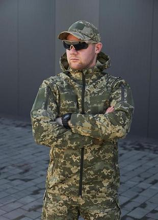 Тактична куртка легка літня військова грета піксель зсу