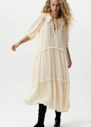 . платье от zara. размер с, подойдет в на с может и на м с подкладкой. ткань натуральная, мягкая