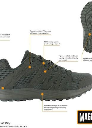 Тактические кроссовки мужские для военные magnum storm trail lite olive 18605b