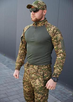 Тактична сорочка бойова чоловіча сорочка зручна убакс military хижак