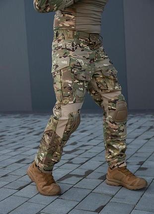 Тактические брюки мужские с наколенниками tactical han-wild g3 мультиками