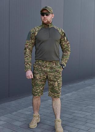Тактичні шорти чоловічі літні військові ріп-стоп «gepard» хижак