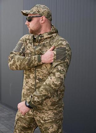 Тактична куртка літня чоловіча польова вітровка twil gen i military піксель зсу xxl