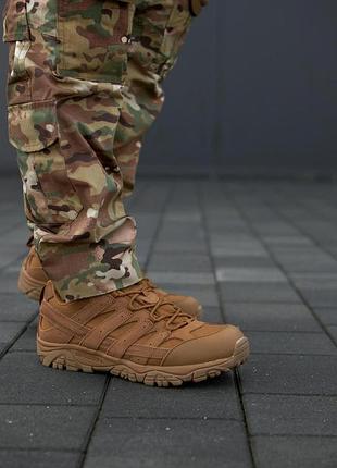 Тактические кроссовки мужские для военных merrell®️ весна/лето койот