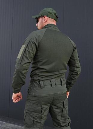 Тактична сорочка бойова чоловіча сорочка зручна убакс military олива
