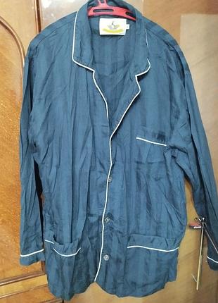 Чоловіча піжамна сорочка італійського бренду dumfries & galloway, розмір 52(l, xl)