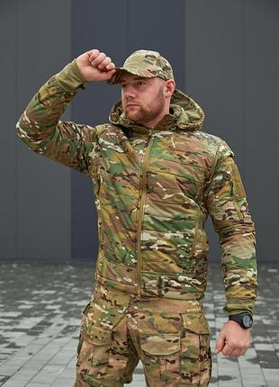 Тактична куртка чоловіча демісезонна військова tactical lite мультикам