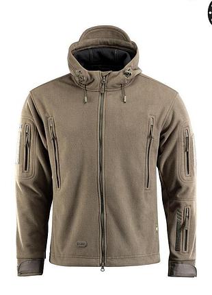 Тактическая куртка мужская для военных m-tac флисовая windblock division dark olive