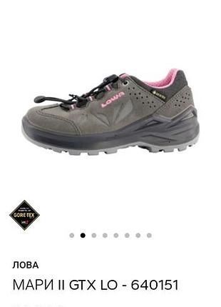 Ботінки, туфлі, кросівки lowa goretex 31 розмір (20см)