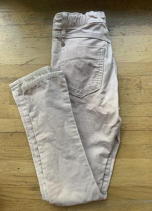 Вельветовые брюки розовые 8-9 лет zara gap m&amp;s