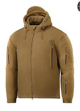 Тактическая куртка мужская для военных m-tac флисовая windblock division gen.ii coyote brown 2xl