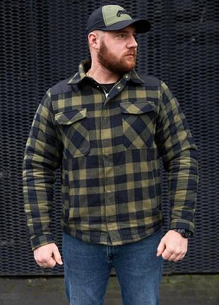Тактическая куртка демисезонная мужская для военных sturm mil-tec "lumber jacket" ranger green/black