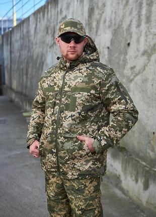Тактическая куртка для военных мужская зимняя пиксель зсу рип-стоп 52