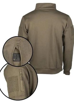 Тактична толстовка чоловіча для військових mil-tec tactical olive