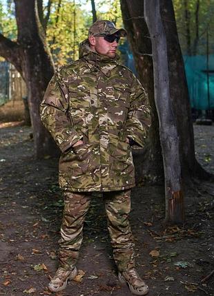 Тактичний бушлат зимовий чоловічий для військових мультикам g8