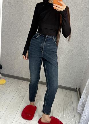 Жіночі джинси zara скіні сині xl