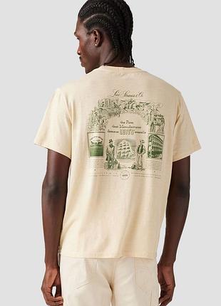 Мужская футболка levis relaxed graphic tee оригинал new !