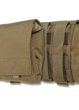 Тактический подсумок под сброс магазинов для военных kiborg gu gu mag reset pouch койот