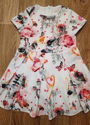 Праздничное платье baker by ted baker для девочки 3-4 года рост 104 см