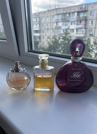 Парфуми одним лотом van cleef & arpels first one, reve, christian dior diorissimo