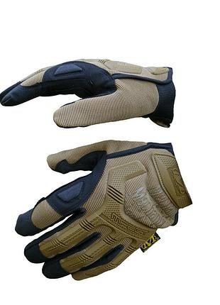 Тактичні рукавиці для військових якісні койот mechanix mx-61