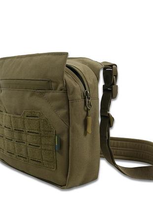 Смарт-сумка через плечо kiborg tactic city bag койот