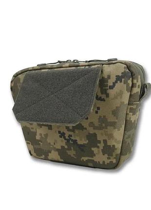 Тактическая сумка-напашник для военных m kiborg gu cordura pixel