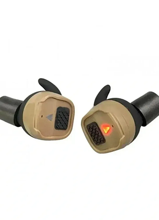 Тактичні навушники-беруші активні захисні для військових earmor m20t pro bluetooth — койот
