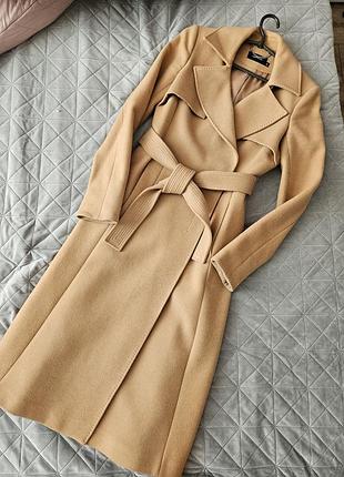Пальто жіноче приталене karen millen рохмір хс-с