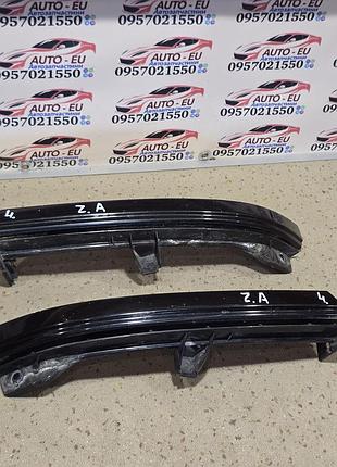 Накладка под фару, решетка радиатора opel zafira a, опель зафира а 90580652 90580651