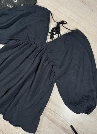 Муслінова обʼємна сукня h&m