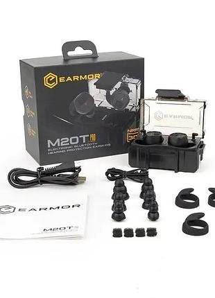 Тактические наушники-беруши защитные активные для военных earmor m20t pro bluetooth