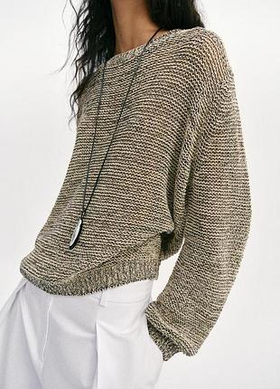 Трикотажный свитер zara - s, m, l