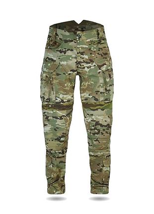 Тактические штаны для военних с наколенниками kalista military full-pro рип-стоп мультикам