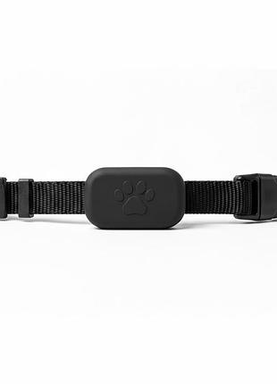 Нашийник airtag з gps-трекером для собак та котів - android/apple (чорний)