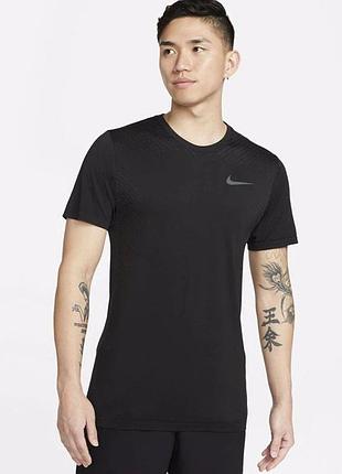 Чоловіча безшовна спортивна футболка nike dri-fit seamless top оригінал легка тренувальна футболка найк драй фіт