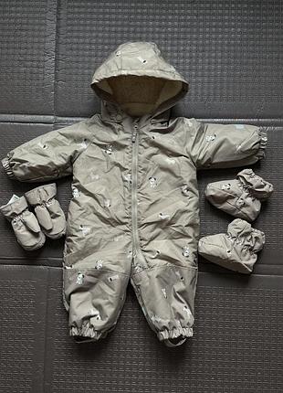 Комбінезон h&m 74 зимовий