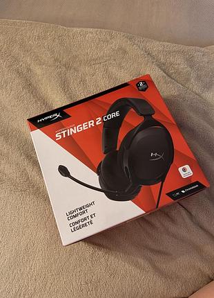 Навушники геймерські hyperx cloud stinger 2 core wired black (hobi)