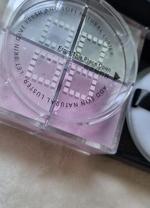 Пудра расапчаста для обличчя bioaqua perfect makeup water beautiful light loose powder у відтінку 01 light pastel