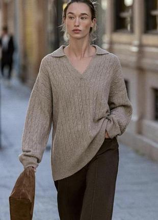 Жіночій светр поло джемпер zara
