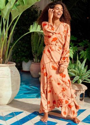 Макси платье из лимитированной коллекции johanna ortiz x h&amp;m