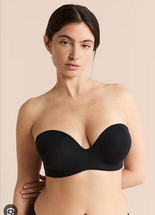 Бюстгальтер-бандо балконет wonderbra без бретелек