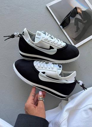 Кросівки nike cortez x clot clotez bruce lee white black